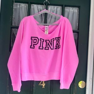 NWT Pink Victoria Secret light sweatshirt
